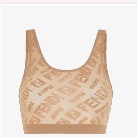 fendi x skims bralette|fendi x skims.